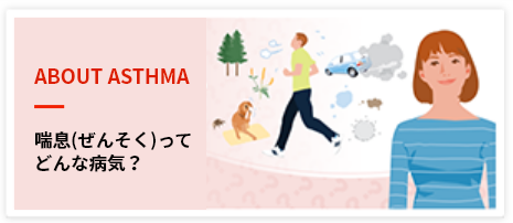 ABOUT ASTHMA 喘息(ぜんそく)ってどんな病気？